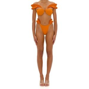 ANDREA IYAMAH MULAN ORANGE BIKINI